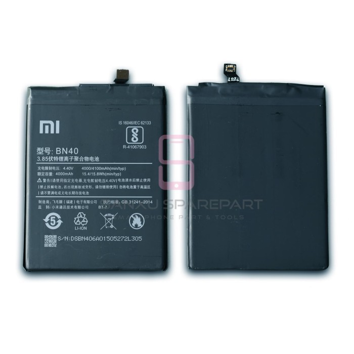 BATERAI BATRE XIAOMI REDMI 4 PRO REDMI 4 PRIME BN40