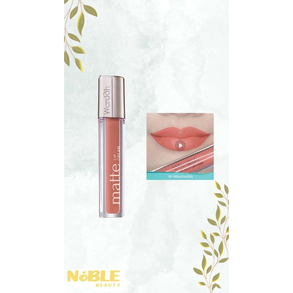 Wardah exclusive matte lip cream 05 speechless