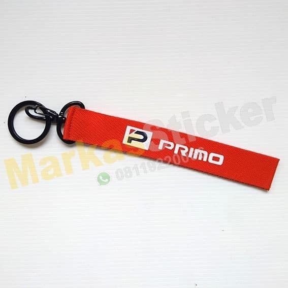 Honda Primo Gantugan Kunci Motor Mobil Custom keychain aesthetic Logo otomotif Branded landyard tali