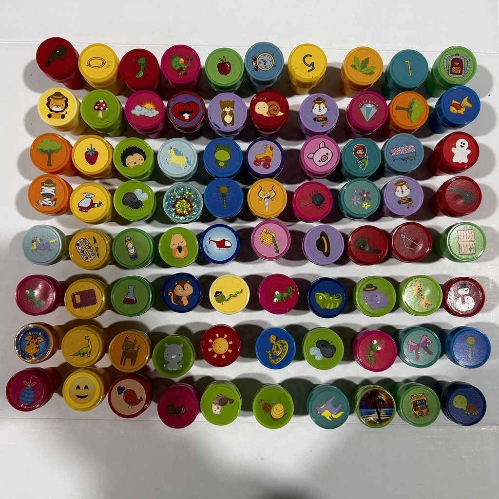 

20pcs Assorted Stamps for Kids Self-ink Stamps Children Toy anima Smiley Face Seal Scrapbooking DIY Painting Photo Album Decor ﻿