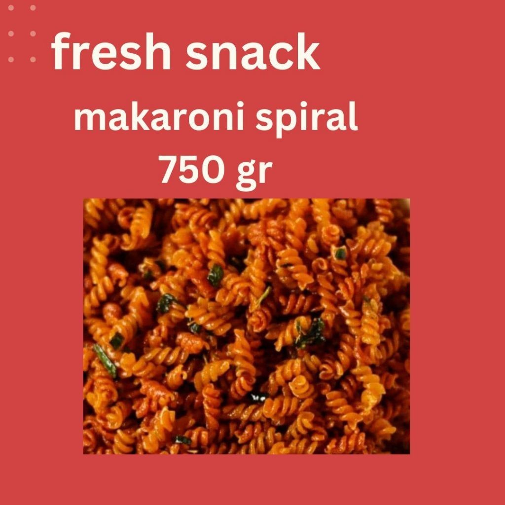 

(750gr) makaroni spiral | cemilan enakk!! \\