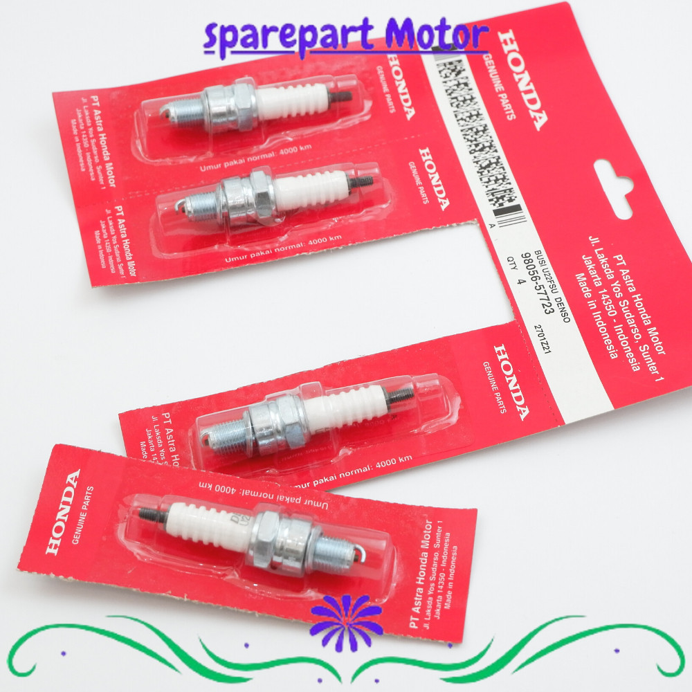 Busi U22FSU Denso Honda Grand - busi Revo - busi Supra - Legenda Mio Vega U22 part motor