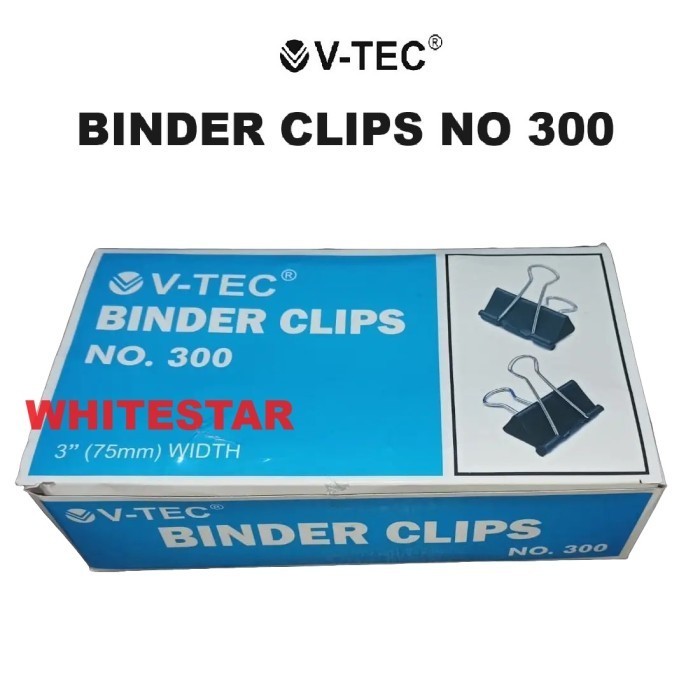 

binder clip no 300 / paper clip / klip kertas v-tec (1 pcs)