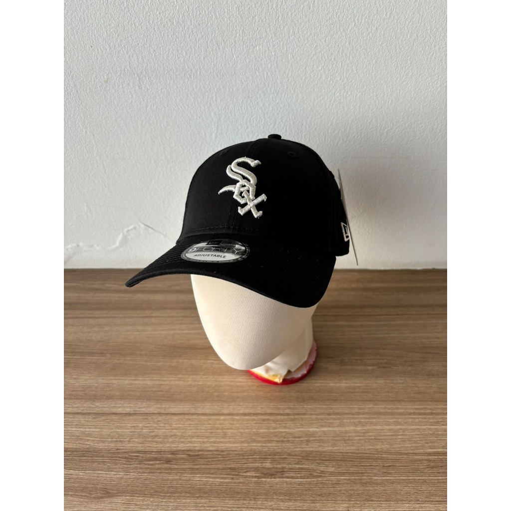 Topi Original New Era 9forty Chicago White Sox - Black Silver