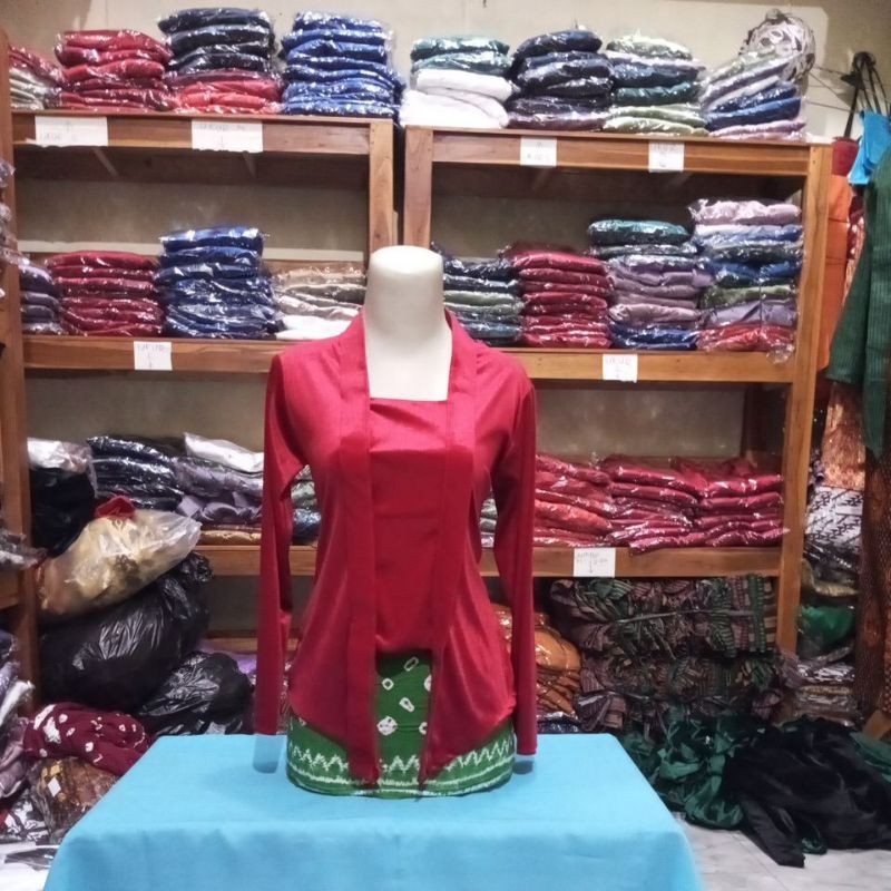 Atasan KEBAYA KUTU BARU BLUDRU POLOS