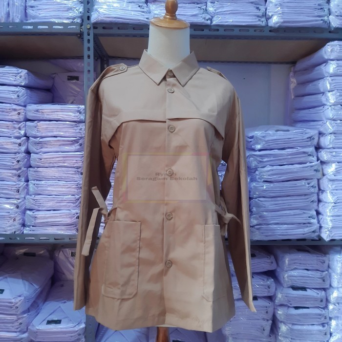 

⭐KUALITAS TERBAIK⭐ Baju Pramuka Panjang Perempuan SD/SMP/SMA Seragam Sekolah 7 8 Murah