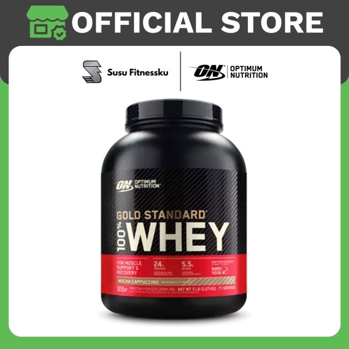ON Whey Gold Standard 5 Lb Optimum Nutrition Whey Gold ON WGS 5 Lb - Milk Tea, Sachet Pwg