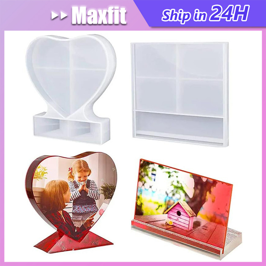 Cetakan Resin Pigura Bingkai Foto Photo Frame Mold Silicone Silikon Photo Frame DIY Silicone Mold