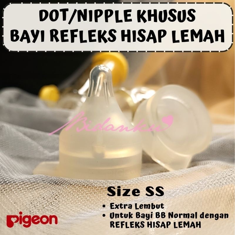 PIGEON BOTOL SUSU BAYI PREMATUR BOTOL KACA DAN DOT KHUSUS Bayi Prematur DAN BBLR