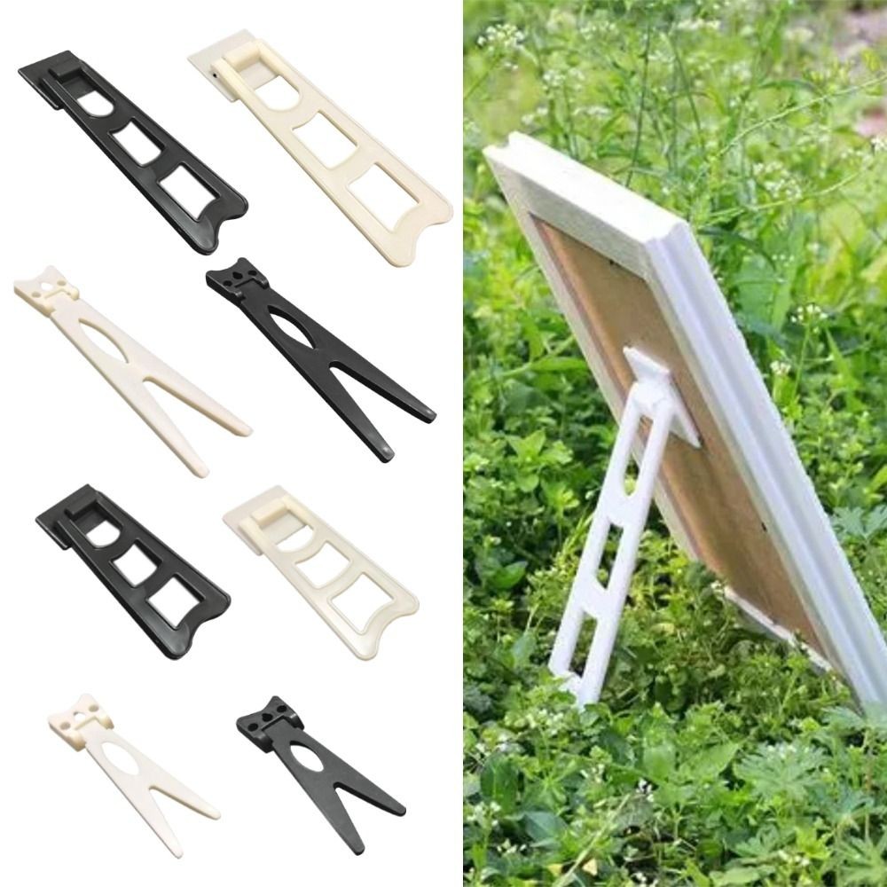 

Plastic Picture Photo Frame Mirror Art Work Display Easel Back Board Backboard Holder Pedestal Bracket Stand Up Leg Support