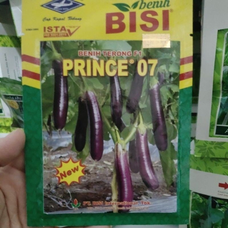 Benih terong PRINCE 07 10 gram terong ungu prince 07 dari cap kapal terbang terong ungu hibrida