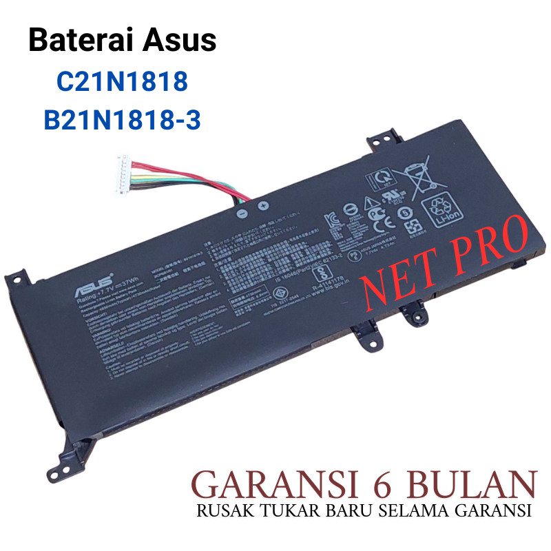 Baterai Batre Asus VivoBook Asus A412F A412FL X412FL X412 A412DA A412D -NP