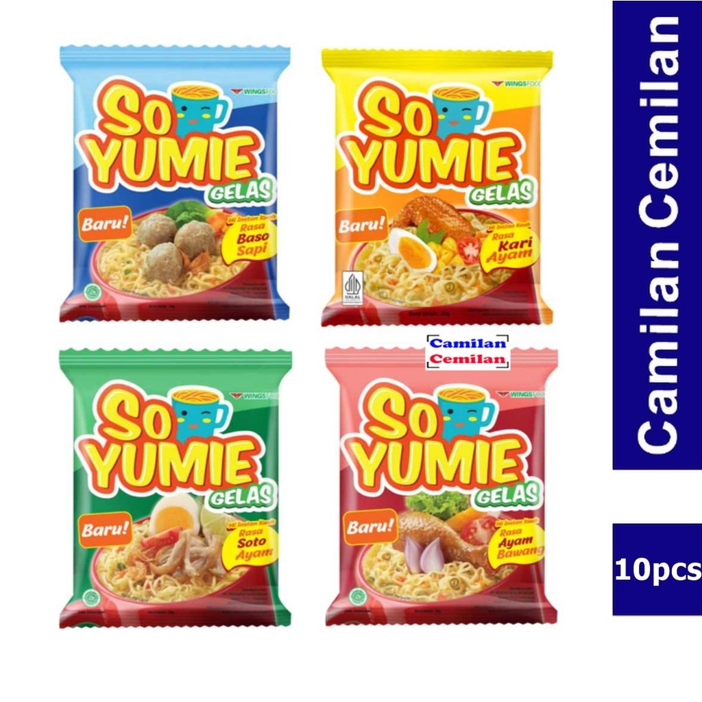 

So Yumie Mie Gelas Renceng isi 10 pcs x 30 gr
