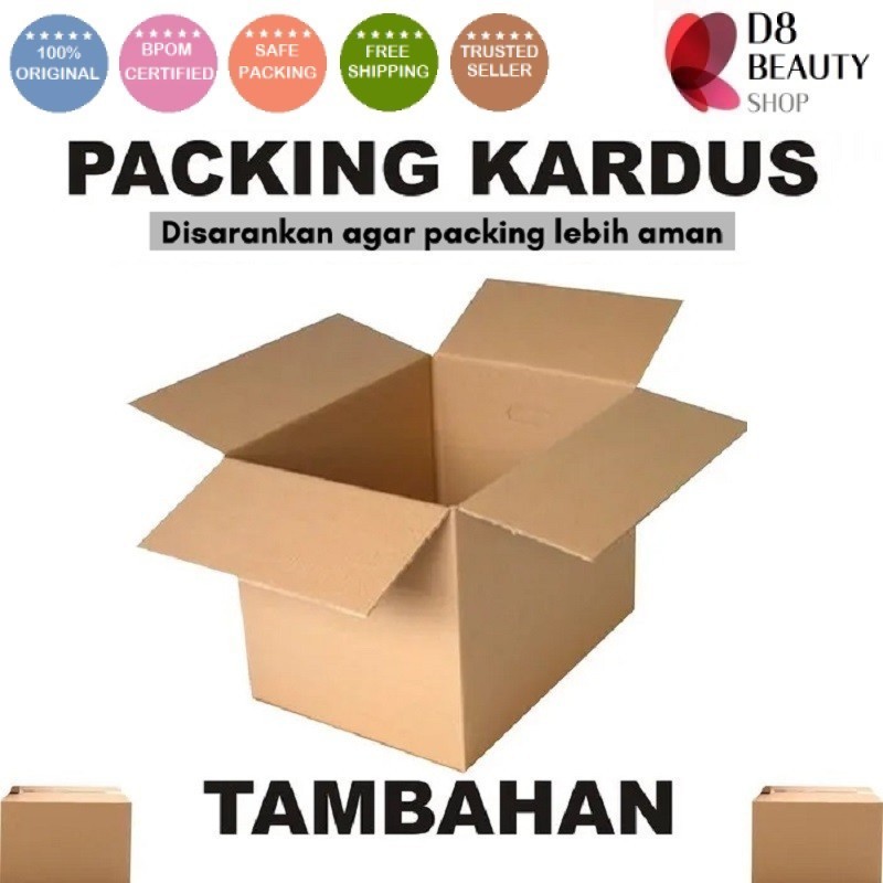 

֍D8֎ KARDUS PACKING ⚠️HANYA u TAMBAHAN PACKING KOSMETIK⚠️ tidak dijual terpisah