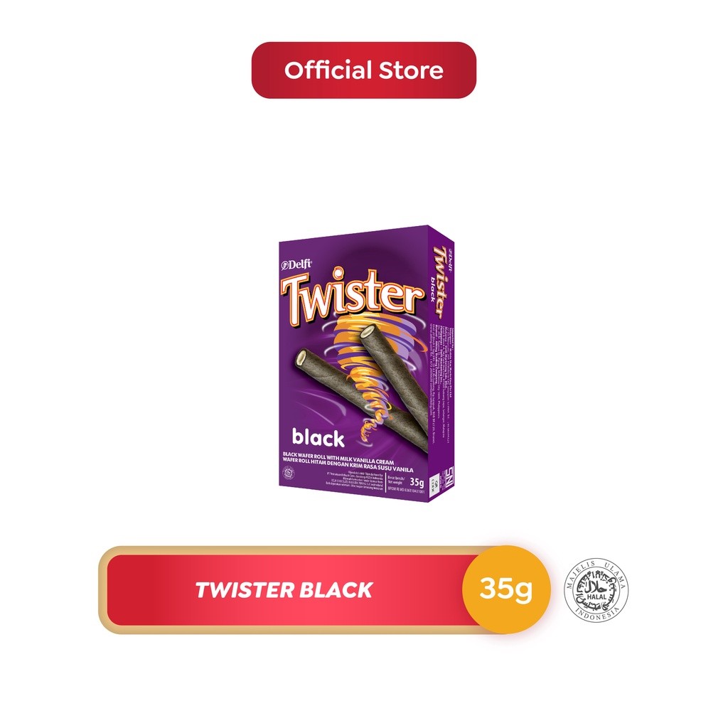 

Twister Wafer Roll Black Vanilla 35 gr