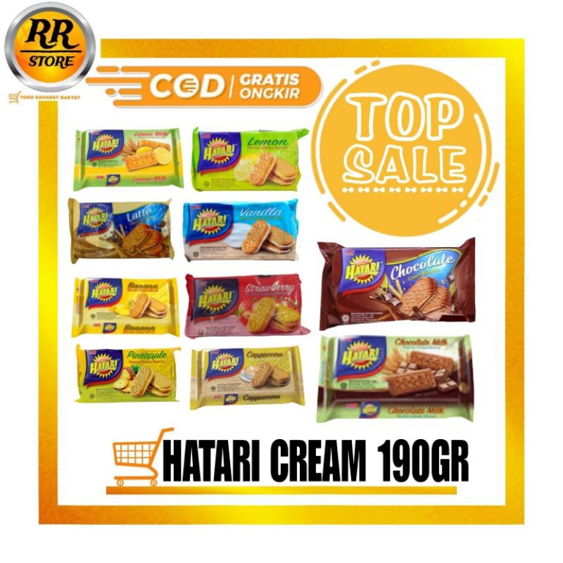 

Hatari Biskuit Cream 190gr pusat grosir jajan hari raya