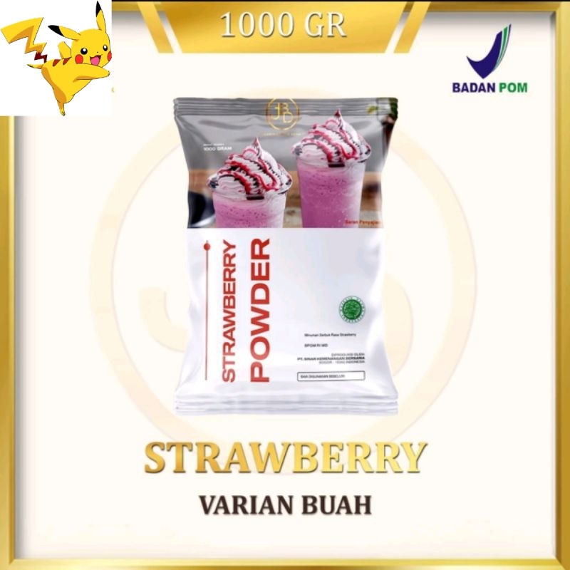 

pekanbaru / Bubuk Minuman Premium Strawberry - Jakarta Bubble Drink | BPOM & HALAL