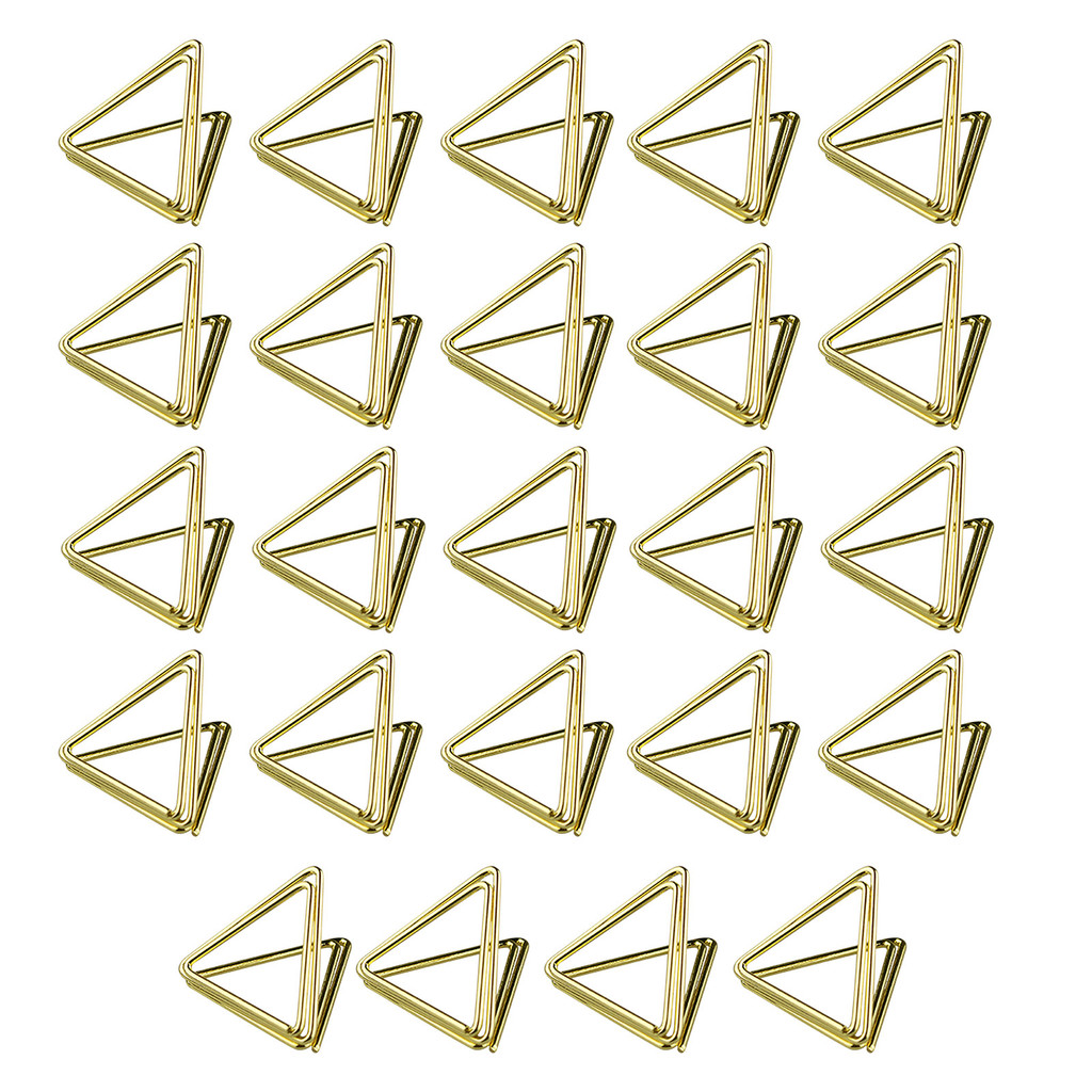 

24Pcs Metal Card Holder Memo Clips Photo Holder Clamps Stand Card Desktop Message Crafts Supplies for School Student