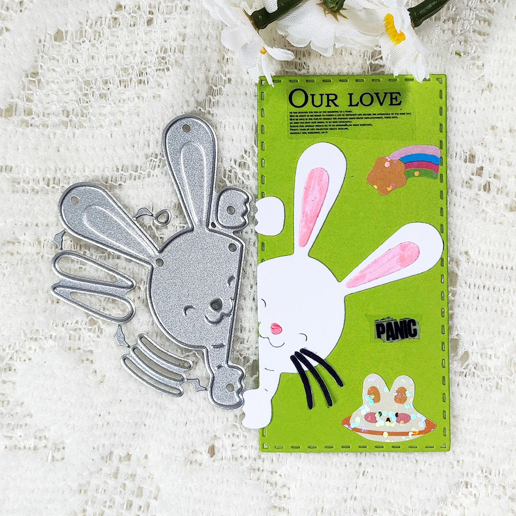 

Tree Border Deer Snowflake Easter Bunny Metal Cutting Dies Scrapbooking Stencil Card Making Decorative Craft