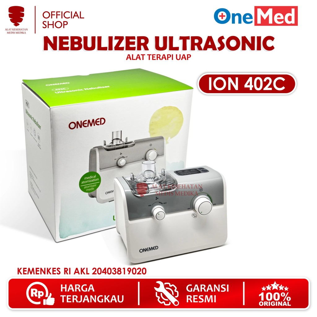 Nebulizer Onemed Alat Bantu Pernafasan Peralatan Terapi Penguapan Medis