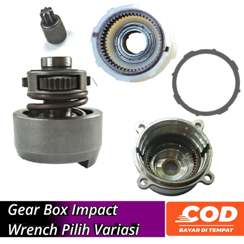 Gearbox Impact Wrench gear box gir box hammer cordless driver sparepart brushless gigi gear bok bisa