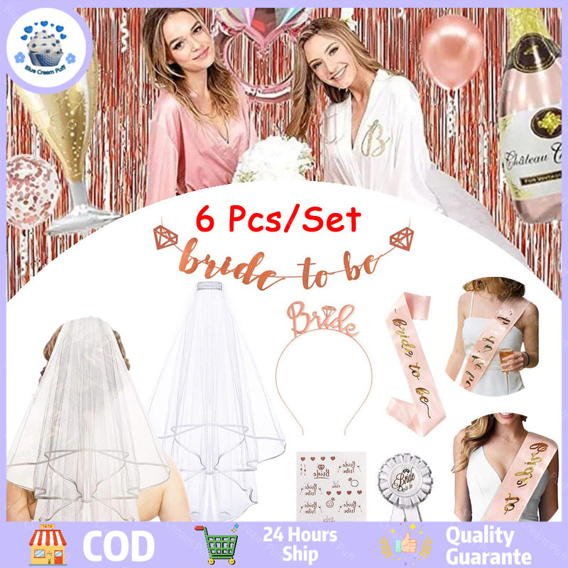 【ready】Set Selempang Mahkota Pengantin Bunga Pengantin Aksesoris Set Pengantin Bunga Pengantin Dekor