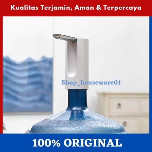 Kris Pompa Air Galon Flip Rechargeable - Putih/Pompa Air Galon /Pompa Dispenser Alat Penghisap Air G