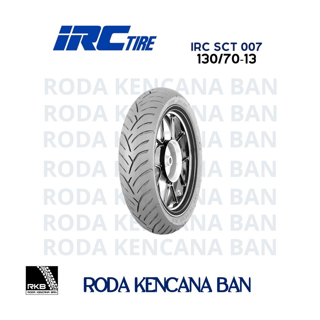 Ban Motor IRC SCT 007 size 130/70 R13 - Tubeless Ban Belakang NMAX 155, PCX 160, Aerox 155