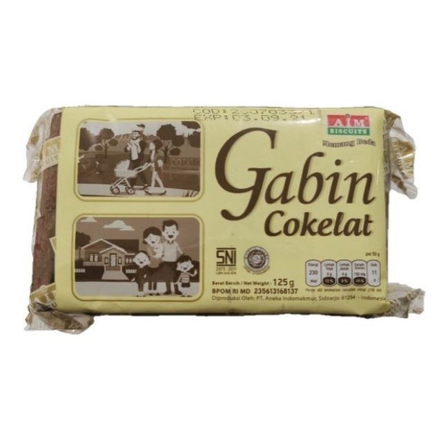 

AIM Gabin COKLAT Biskuit 120 gr pusat grosir jajan murah meriah
