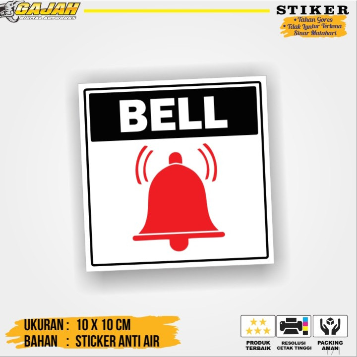 

STIKER PENUNJUK BELL LOCENNG DESAIN TERBARU