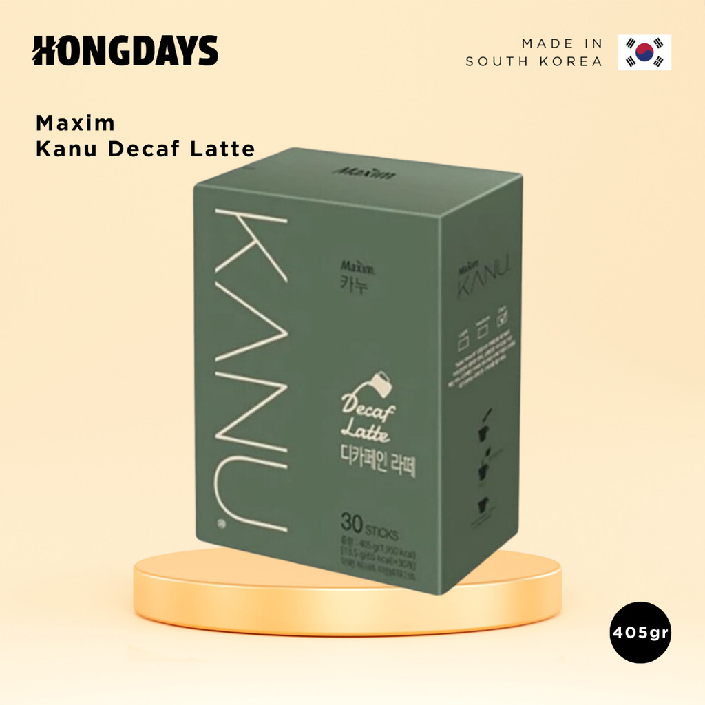 

Maxim Kanu Decaf Latte 405g - Serbuk Kopi Mix Made In Korea - HONGDAYS
