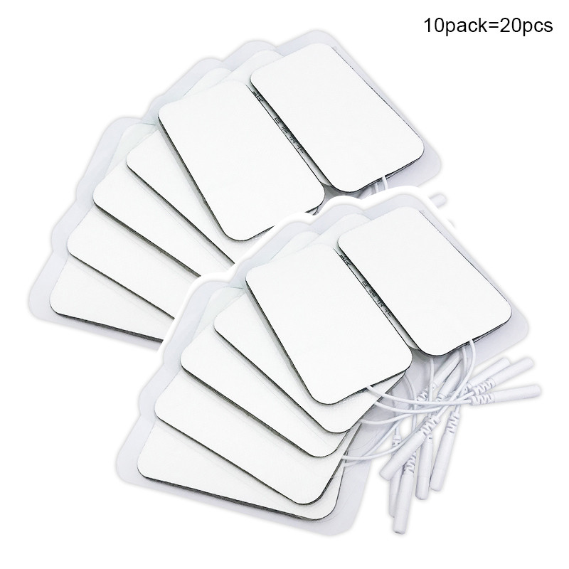 20pcs TENS Electrode Pads for Physiotherapy Tens Massager Relaxation Treatments Muscle Stimulator Ma