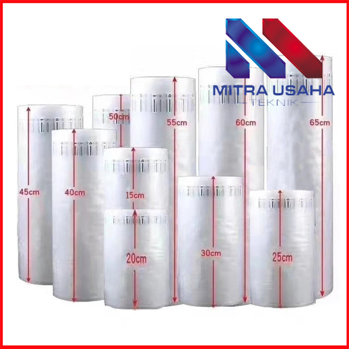 

50M Air Bubble Wrap Anti Pecah Inflatable Bag Plastik Air Bag Roll Cushion Packing Bubble Wrap Extra Bubble Packing Air Bag Cushion