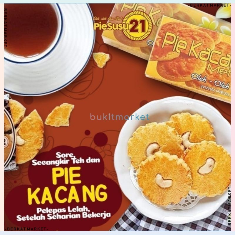 

Pie Susu 21 Bali Premium Pie Kacang (9pcs)