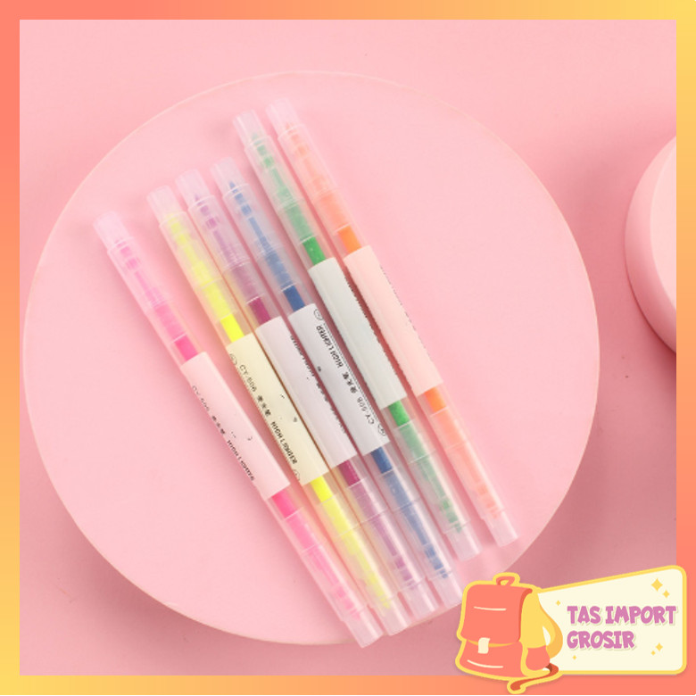 

Tas Import - S5821 1 Set Stabilo Warna Warni / Stabilo Warna / Highlighter Warna Warni / 1 Set Stabilo Highlighter Warna