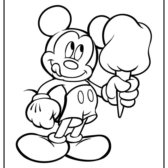 

10 LEMBAR kertas mewarnai, GAMBAR MEWARNAI tema MIKI MOUSE