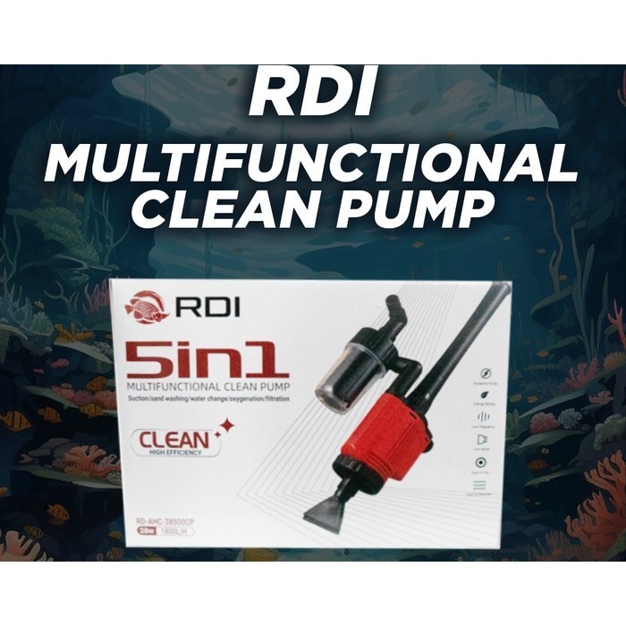 Cleaner Pump Otomatis RED DRAGON INDONESIA RDI MULTI FUNCTIONAL AUTOMATIC CLEANER PUMP AQUARIUM RDI 