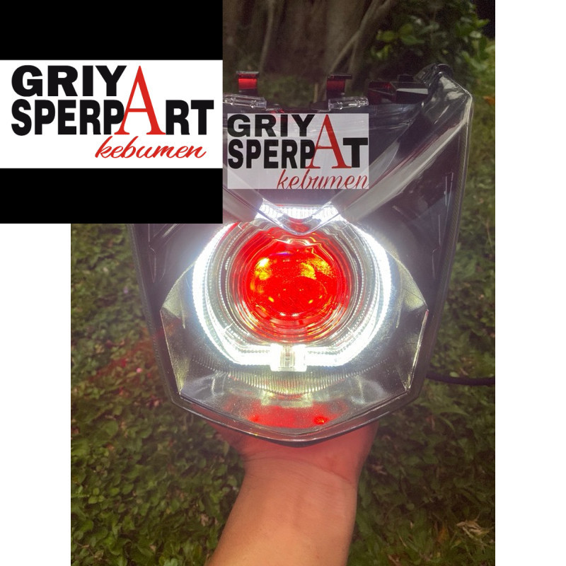 REFLEKTOR LAMPU DEPAN BEAT FI 2012-2015 BILED LED