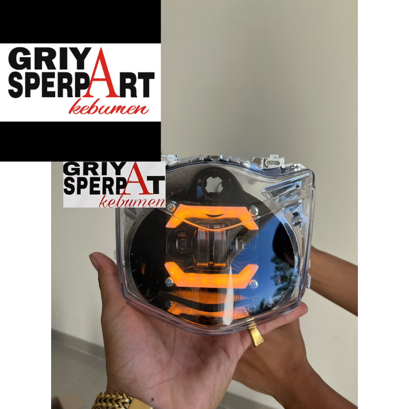 LAMPU DEPAN HONDA BEAT LAMA KARBU  Led 2012-2015
