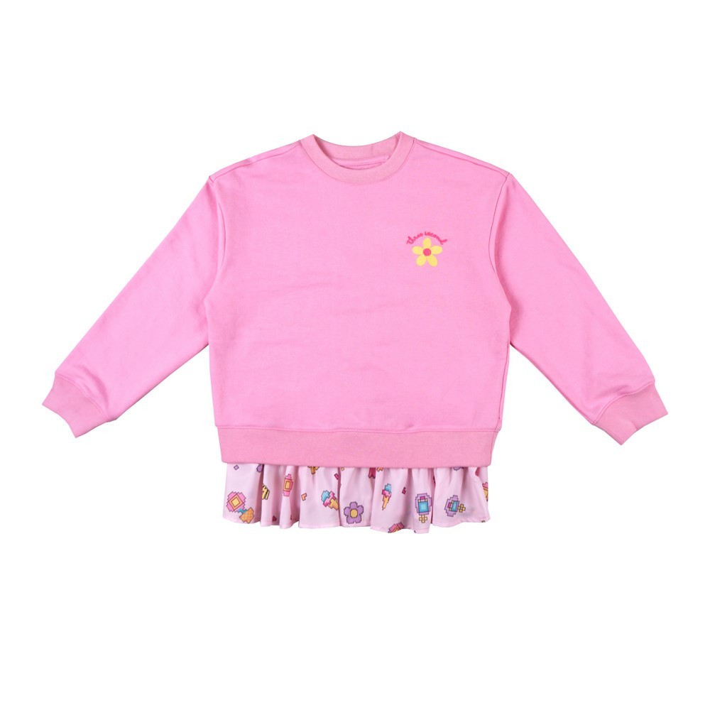 3Second Kids Jaket Anak Perempuan Crewneck Sweater French Terry Olla HP-011124