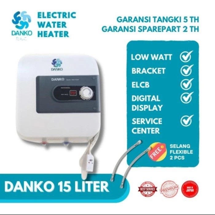 NB91 Water Heater 15 Liter Danko Water Heater Danko Pemanas Air Listrik - DANKO 15 Liter