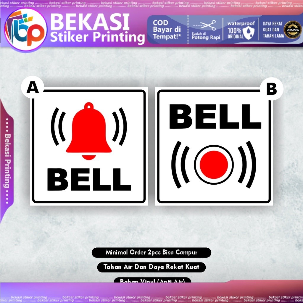 

Stiker bell rumah sign sticker bell stiker bell bell rumah