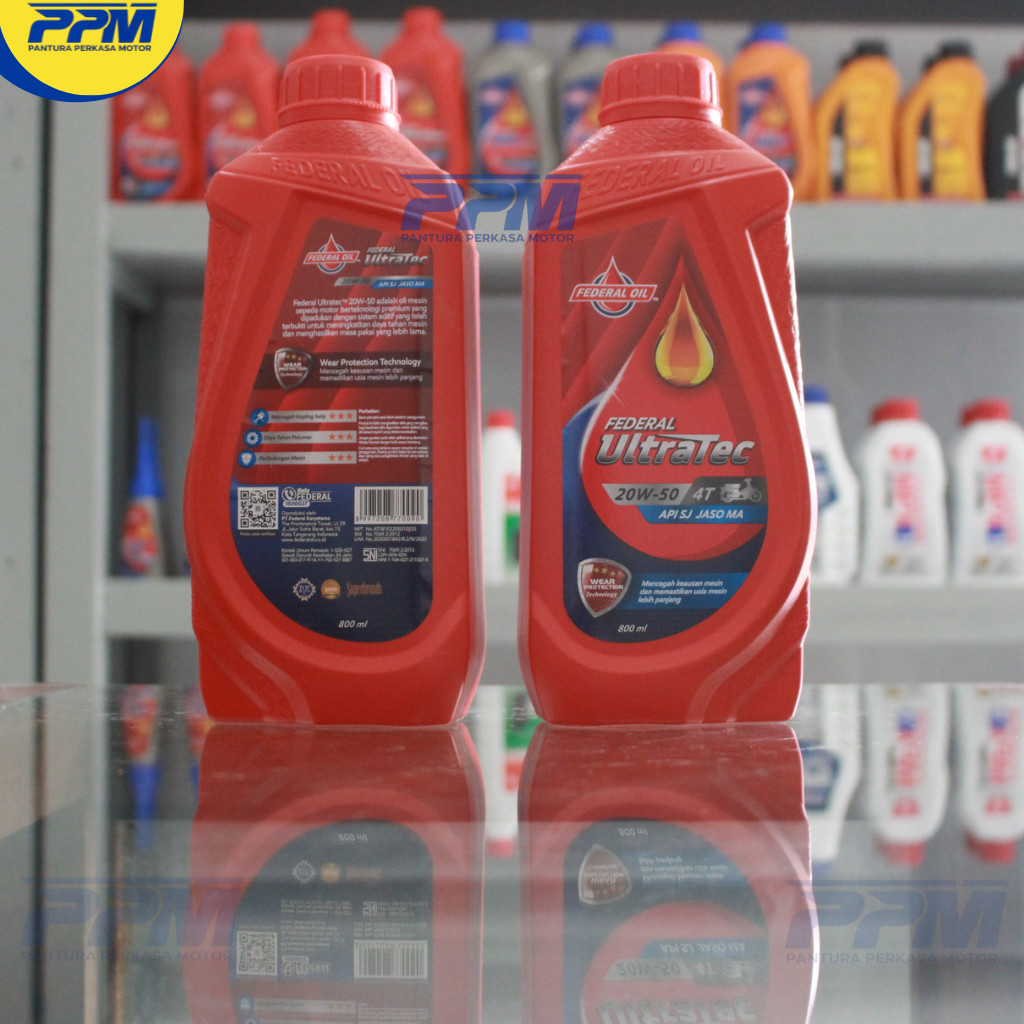 OLI FEDERAL ULTRATEC 0,8 LITER SAE 20W-50 API SJ JASO MB