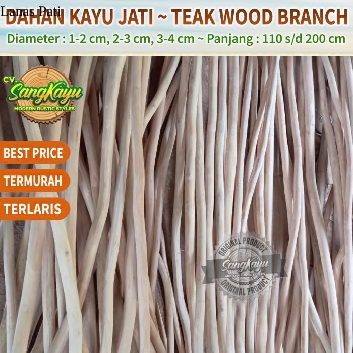

Teak Wood Branch 200 dahan ranting kayu jati macrame craft dekorasi - 1 - 2 cm, 110 cm - 1 - 2 cm, 110 cm XD6