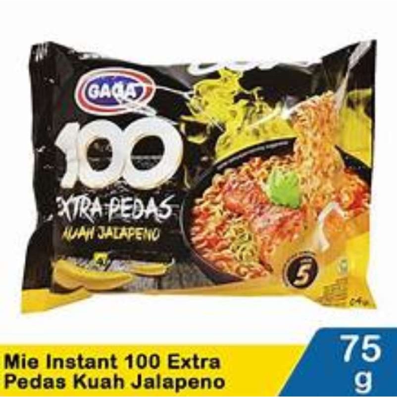 

gaga 100 extra pedas kuah jalapeno