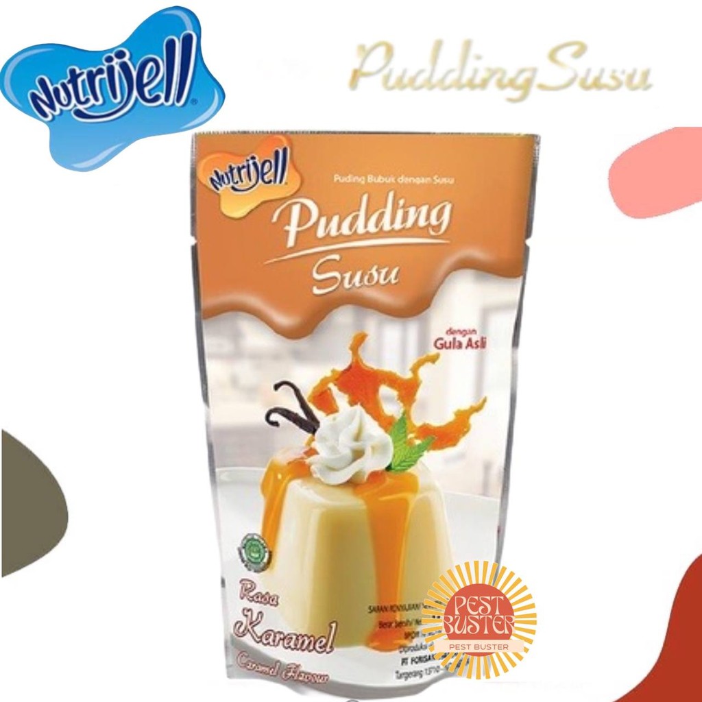 

Nutrijell PUDDING SUSU KARAMEL + VLA Nutrijel CARAMEL BPOM Halal Original