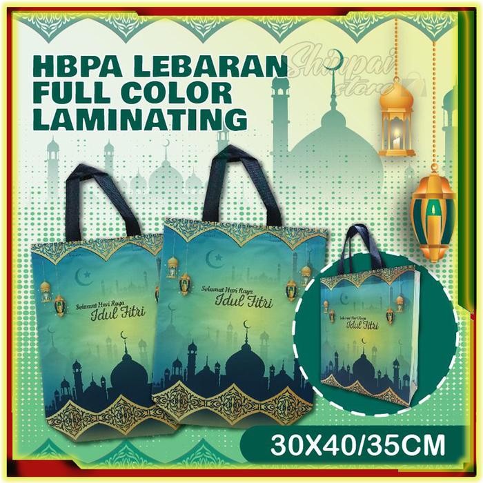 

Tas Souvenir Spunbond Laminasi Parcel Lebaran (12pcs) - Goodie - Sedang