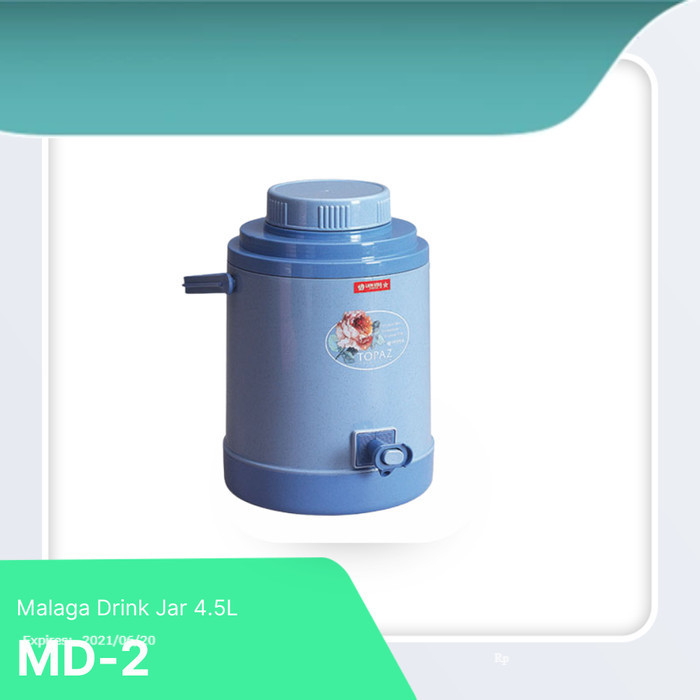 LION STAR Tempat Air Minum Dispenser Malaga Drink Jar 4,5 Liter MD-2