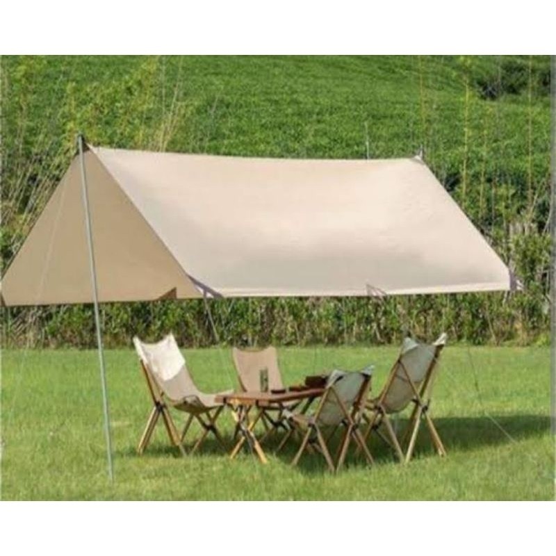 FLYSHEET TENDA 4X6 METER CAMPING WATERPROOF 3x4/3x3/3x2 METER/ FLYSET OUTDOOR / FLYSET ULTRALIGHT / 