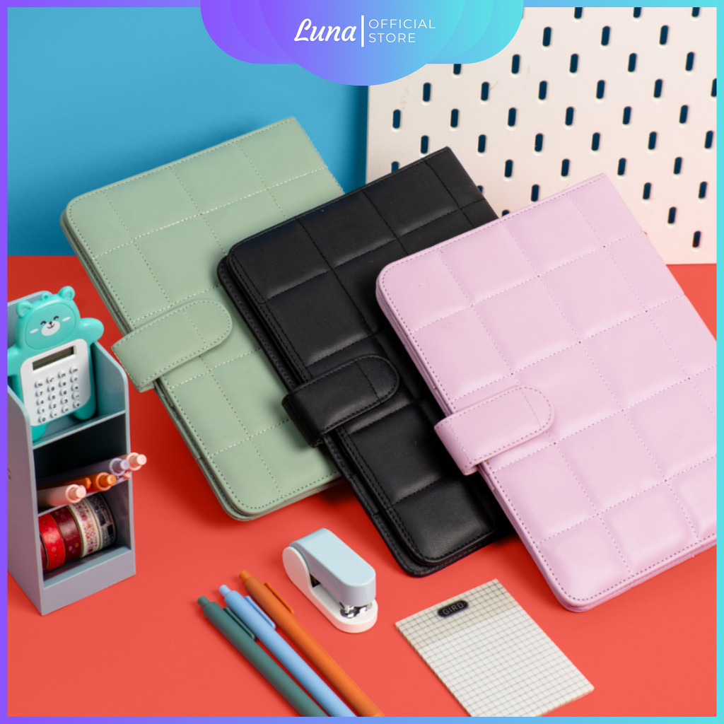 

Binder A5 20 Ring Fancy Motif Kotak Binder Puffy Karakter Organizer Kuliah A5 20 Ring